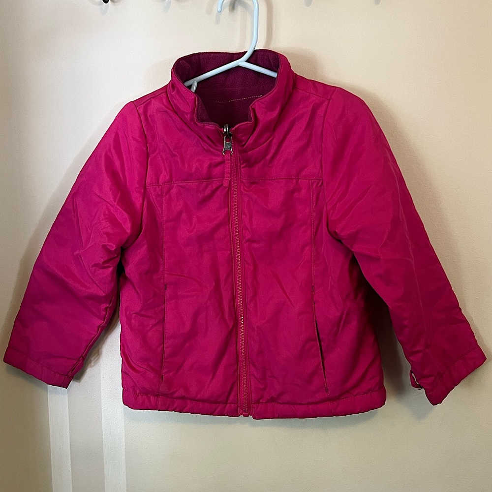 Carters Pink Reversible Winter Coat